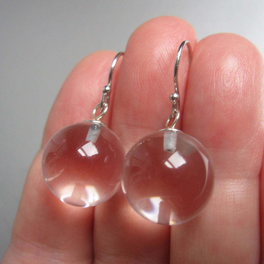 pools of light quartz marble drops sterling silver earrings3
