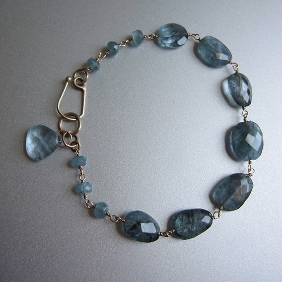 moss aquamarine bracelet solid 14k gold bracelet4