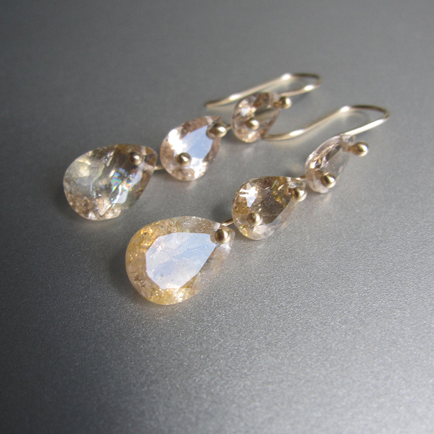 topaz three stone faceted drops solid 14k gold earrings4