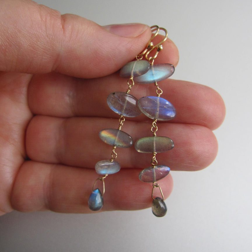 labradorite five stone solid 14k gold earrings4