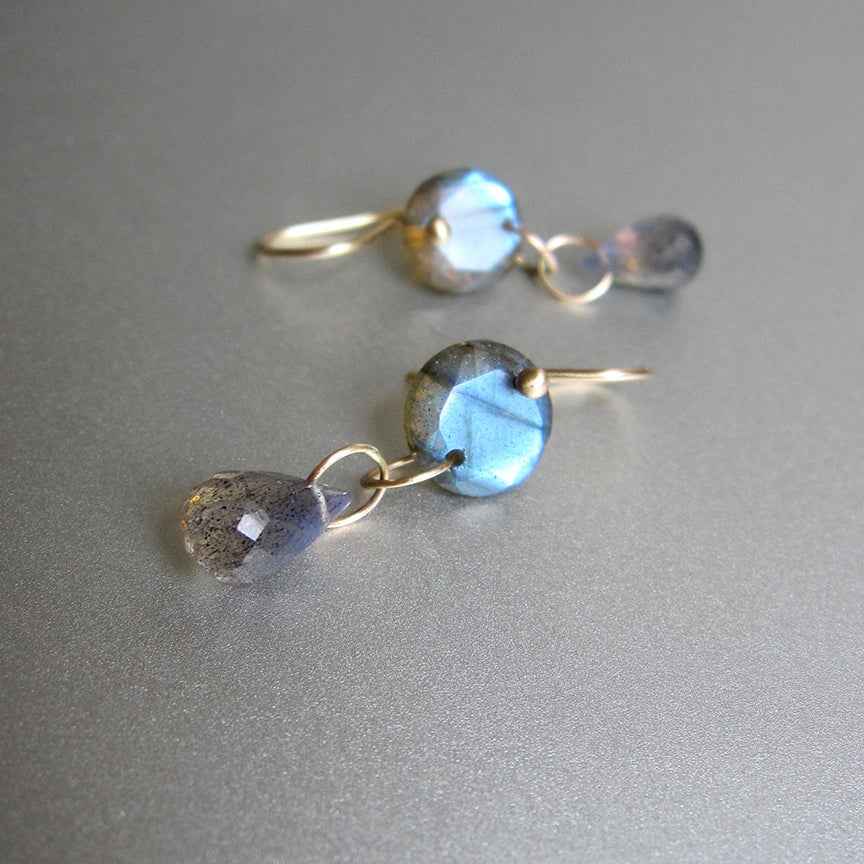 blue labradorite double drop solid 14k gold earrings4