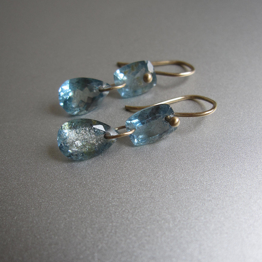 moss aquamarine ring cut double drops solid 14k gold earrings2