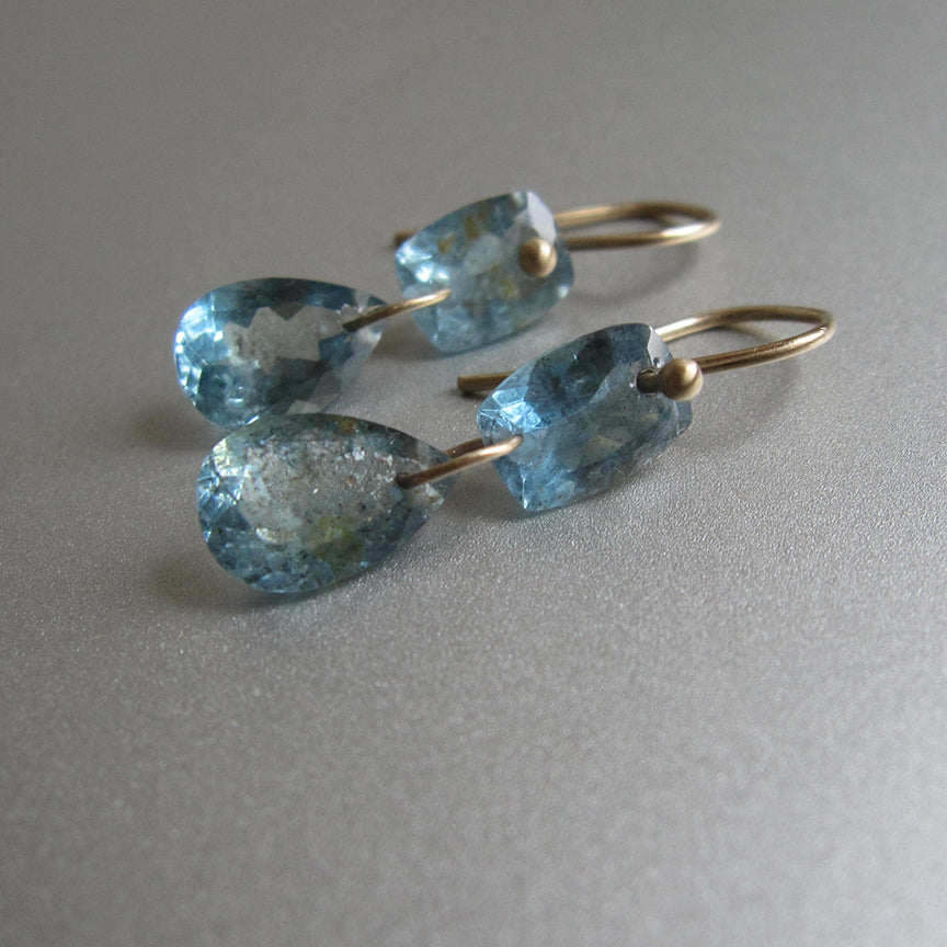 moss aquamarine ring cut double drops solid 14k gold earrings3
