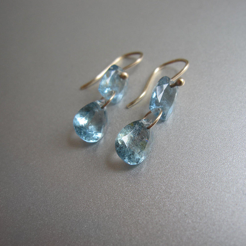 moss aquamarine ring cut double drops solid 14k gold earrings5