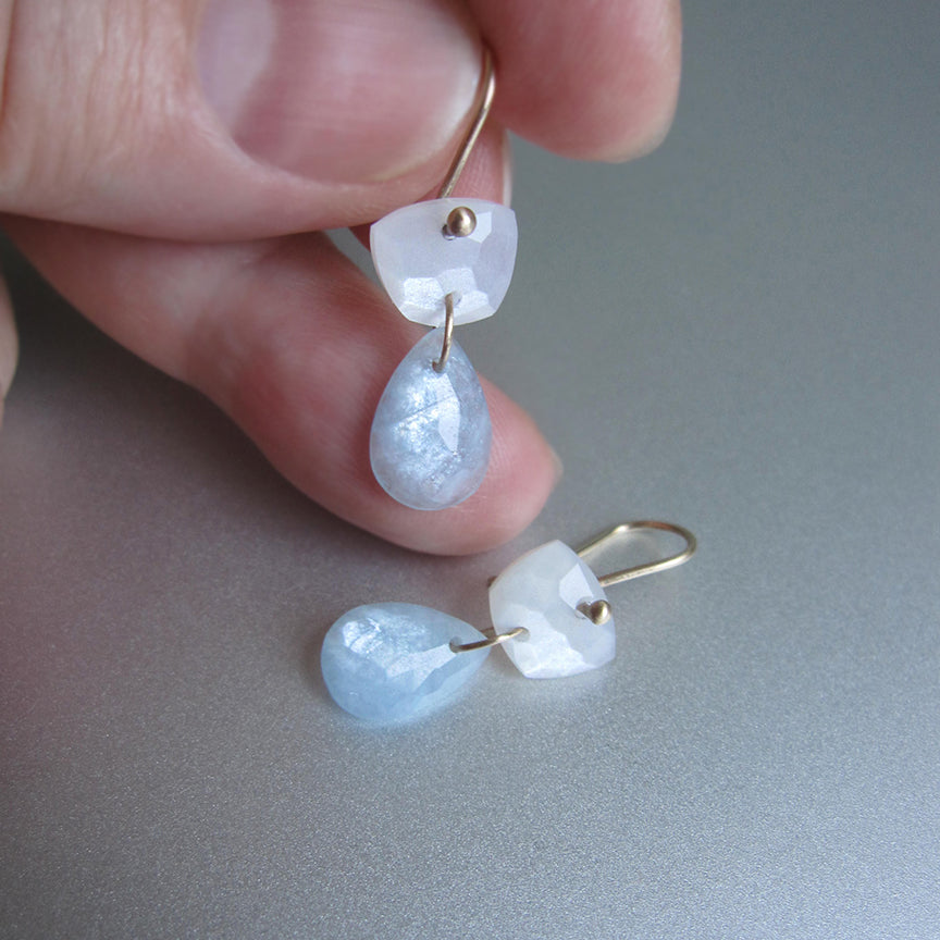 moonstone and aquamarine double drops solid 14k gold earrings4