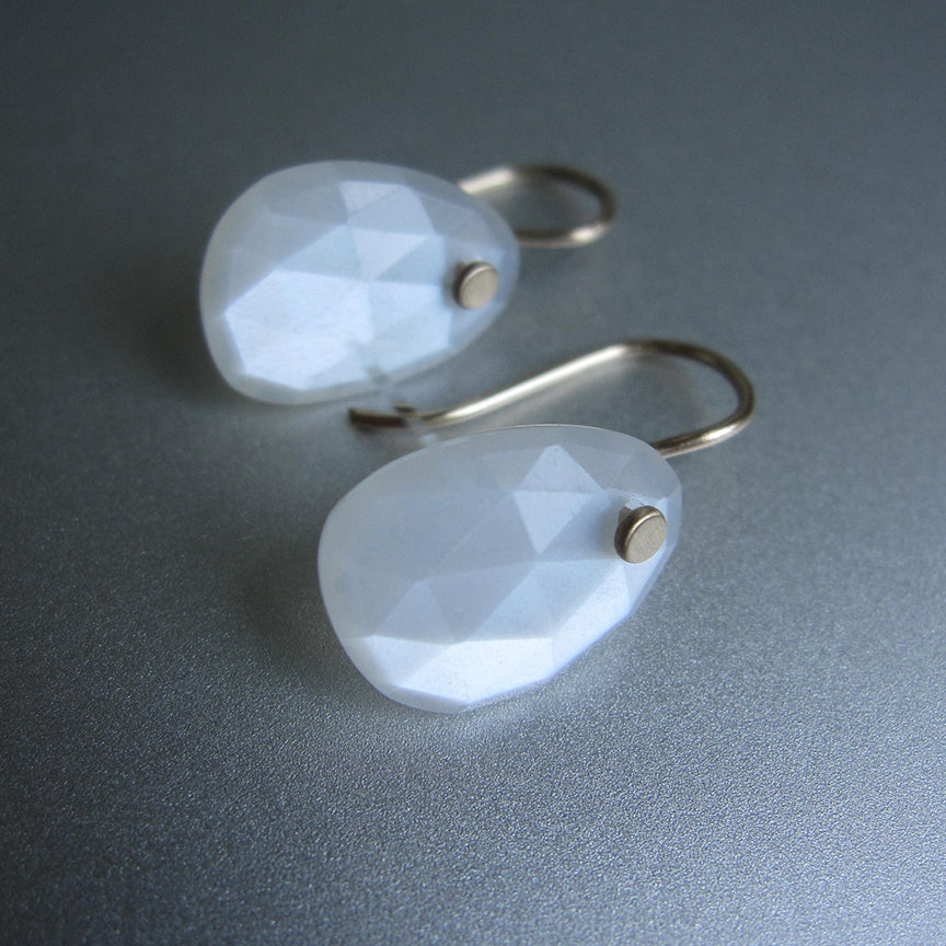 small white moonstone faceted drops solid 14k gold earrings4