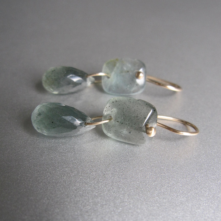 moss aquamarine double drops solid 14k gold earrings4