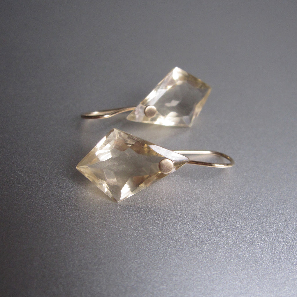 faceted citrine kite drops solid 14k gold earrings4