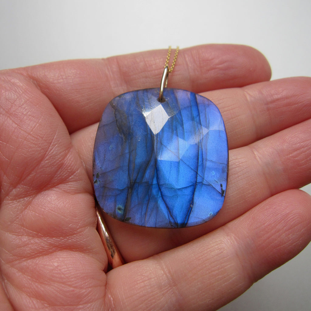 bright blue labradorite square and sapphire solid 14k gold necklace4
