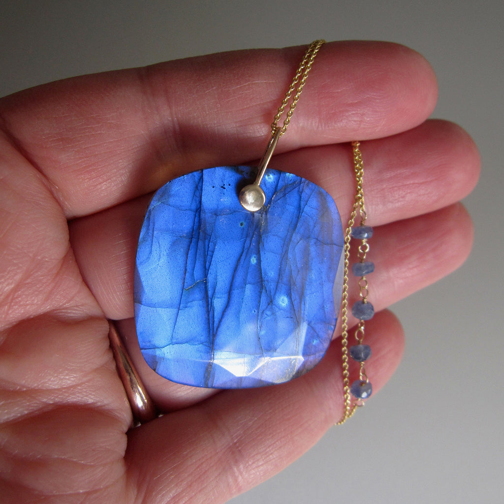 bright blue labradorite square and sapphire solid 14k gold necklace3