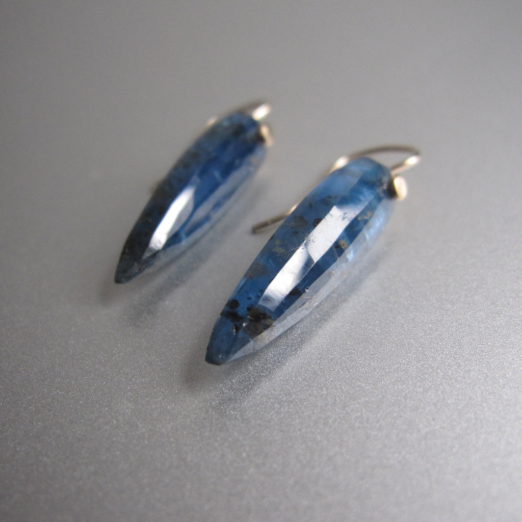 mossy blue kyanite pointed drops solid 14k gold earrings4