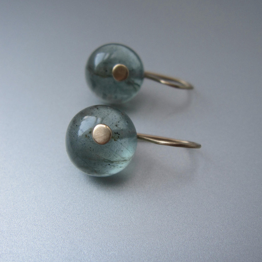 moss aquamarine button drops solid 14k gold earrings3