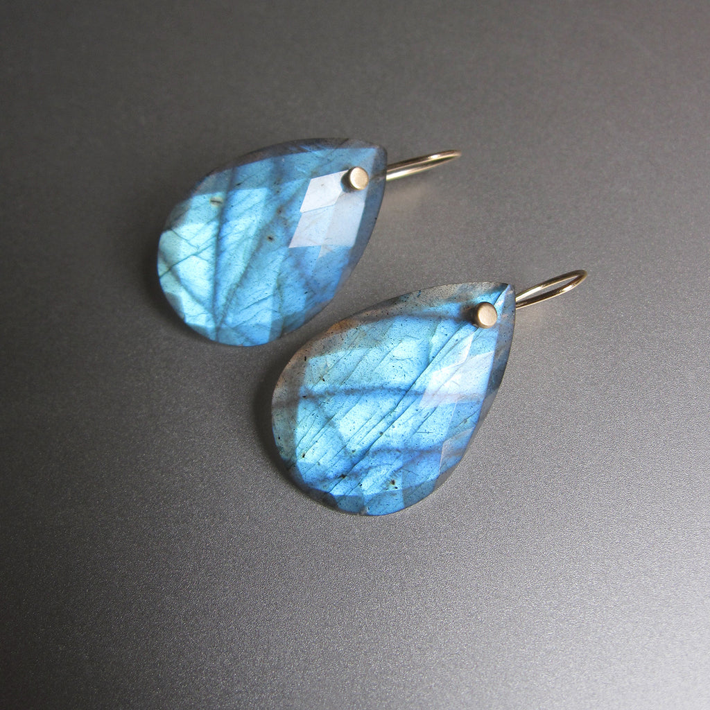 large aqua blue labradorite faceted drops solid 14k gold earrings3