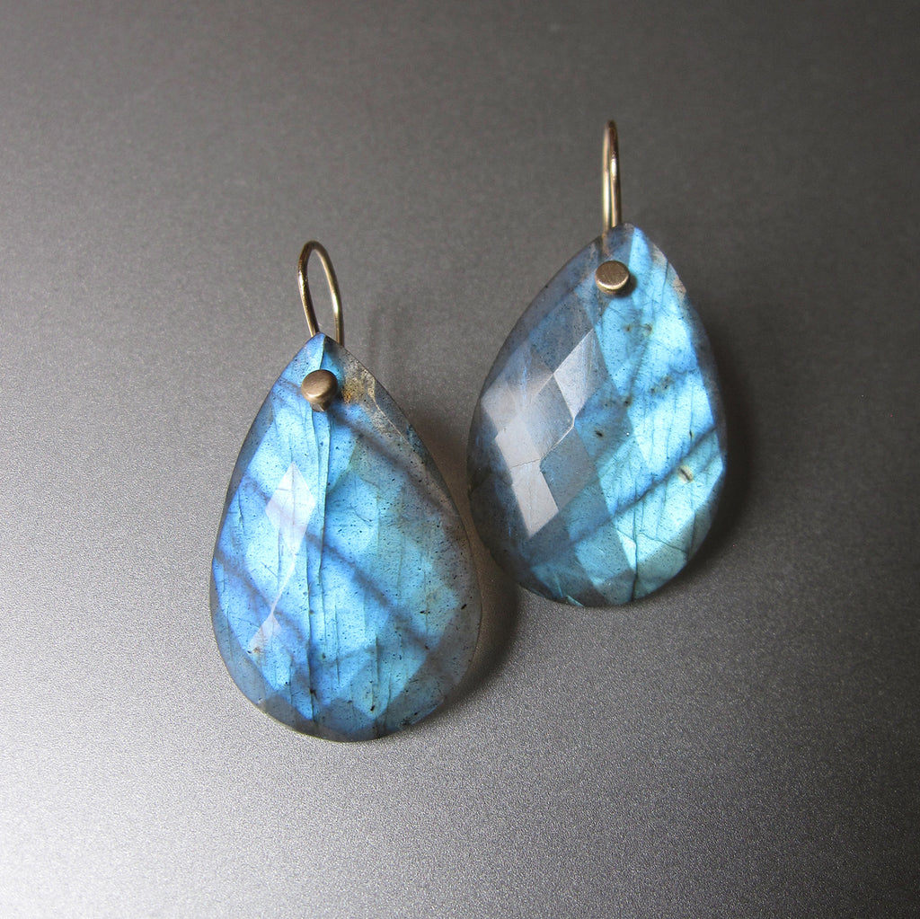 large aqua blue labradorite faceted drops solid 14k gold earrings6