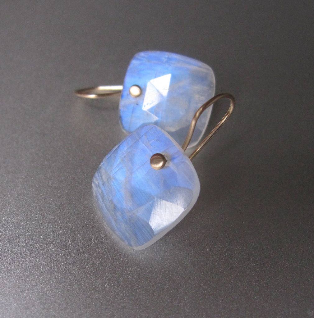 blue moonstone rose cut square slice solid 14k gold earrings4
