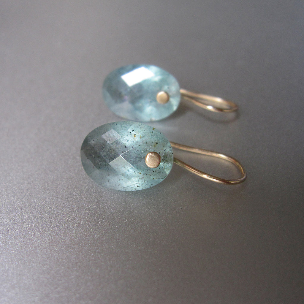 moss aquamarine small oval faceted drops solid 14k gold earrings5