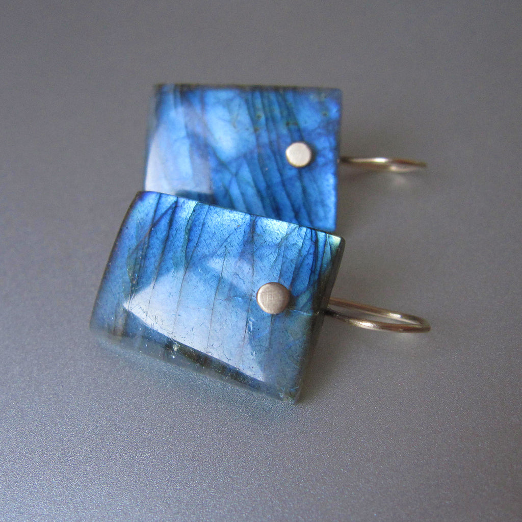 blue labradorite smooth tablets solid 14k gold earrings5