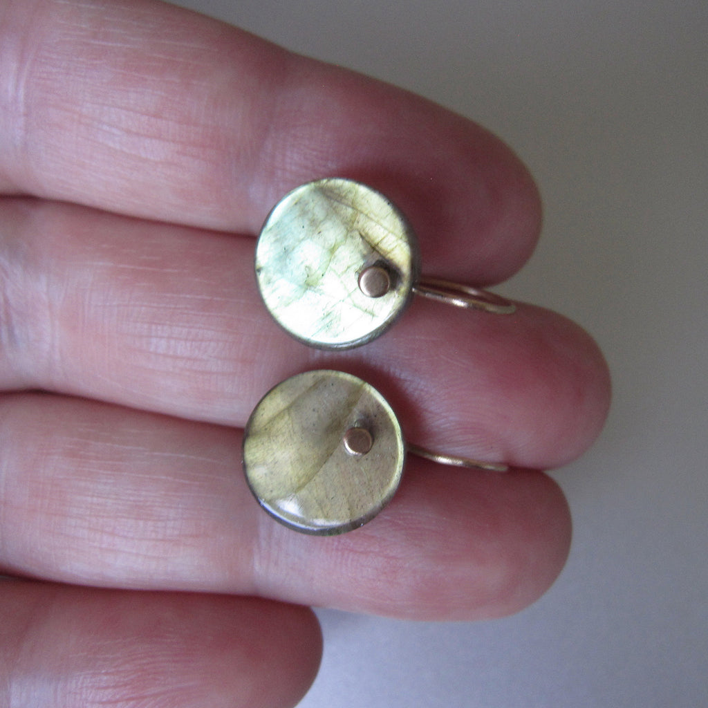 light green labradorite discs solid 14k gold earrings3