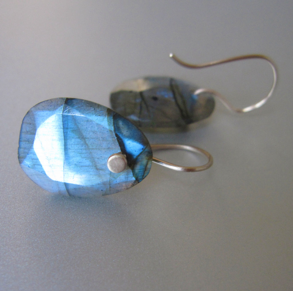 small station cut blue labradorite drops solid 14k gold earrings5