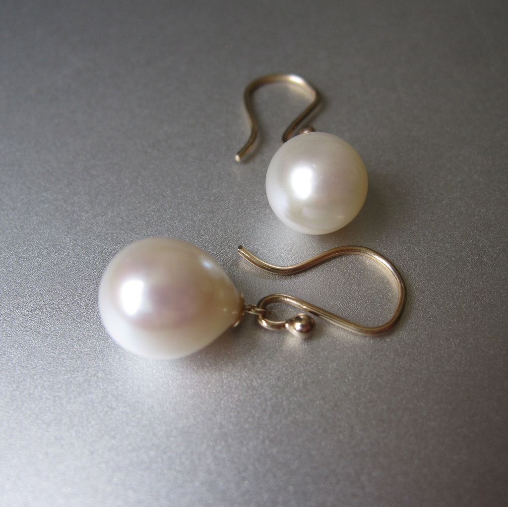 white freshwater pearl drops capped solid 14k gold earrings4