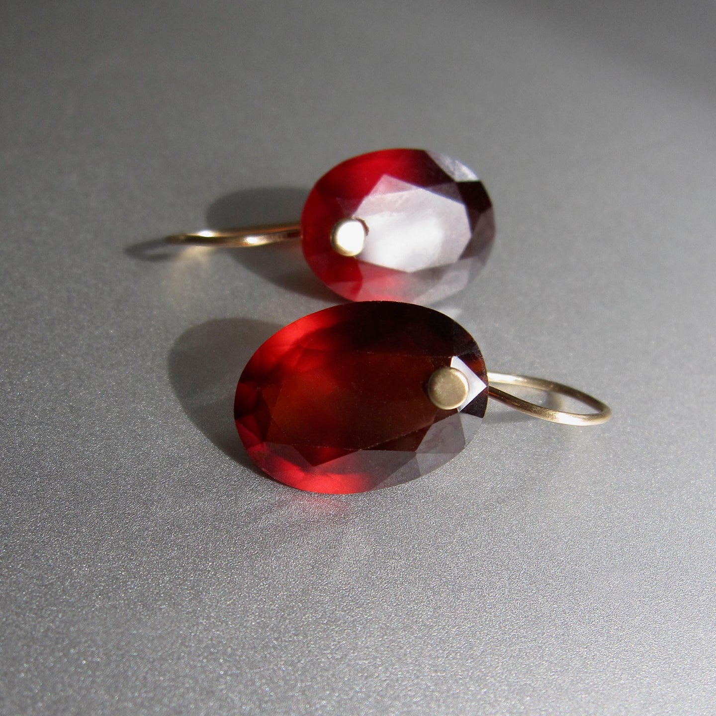 Touchstone Crystal by Swarovski Scarlet Crystal SPEC Earrings Rhodium  Plating | eBay