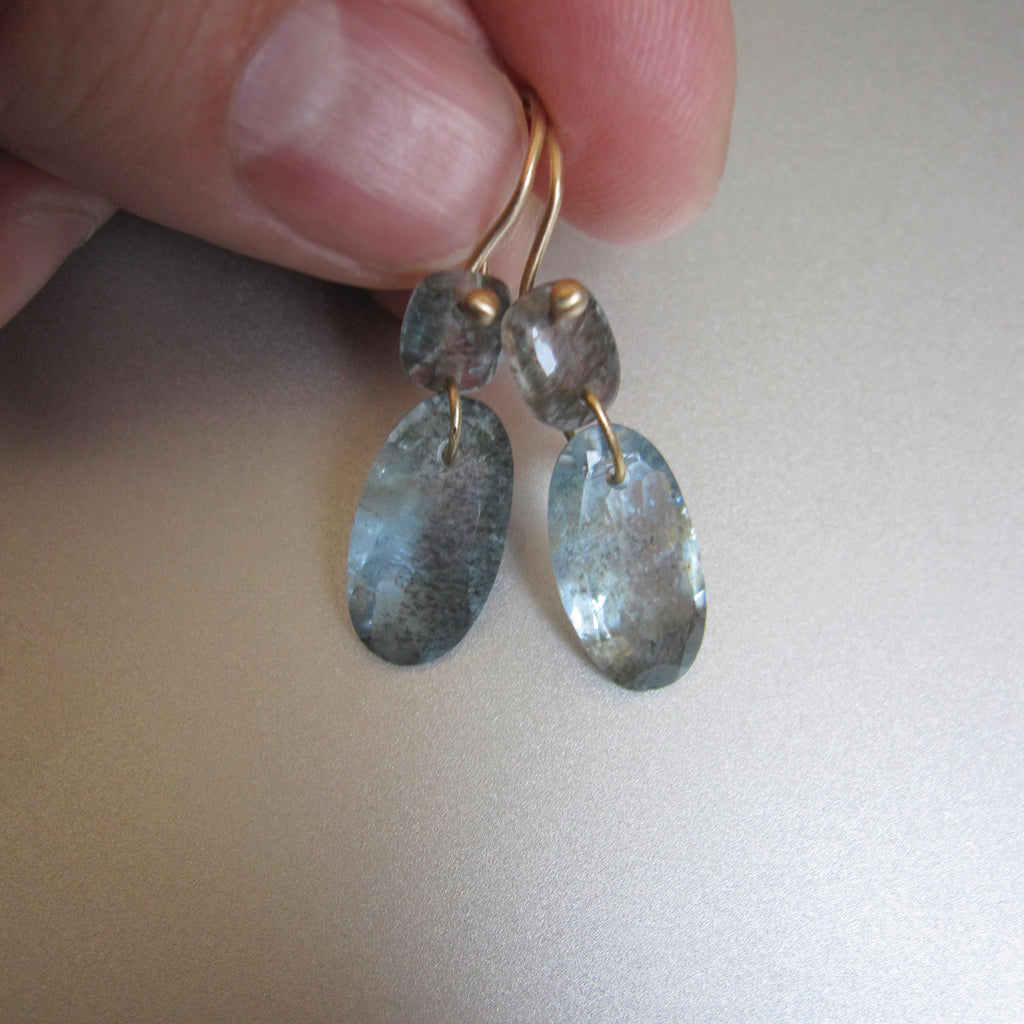 moss aquamarine long double drop solid 14k gold earrings3