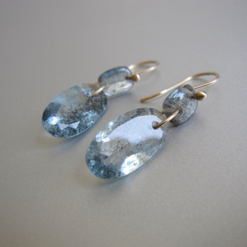 moss aquamarine long double drop solid 14k gold earrings4