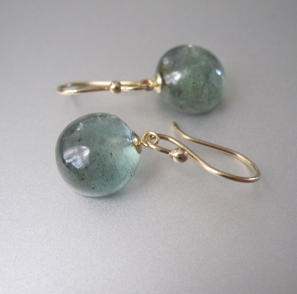 small moss aquamarine button drops solid 14k gold earrings4