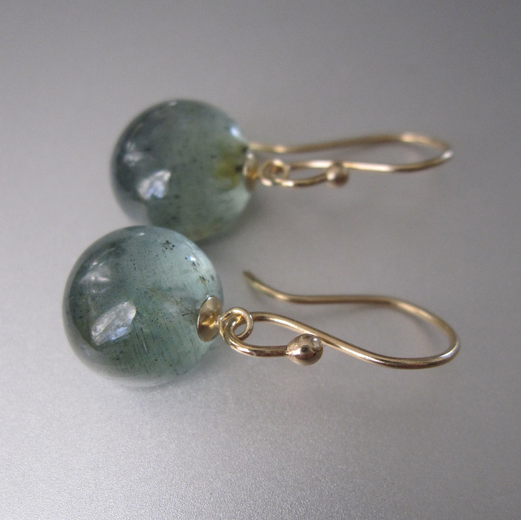 small moss aquamarine button drops solid 14k gold earrings2