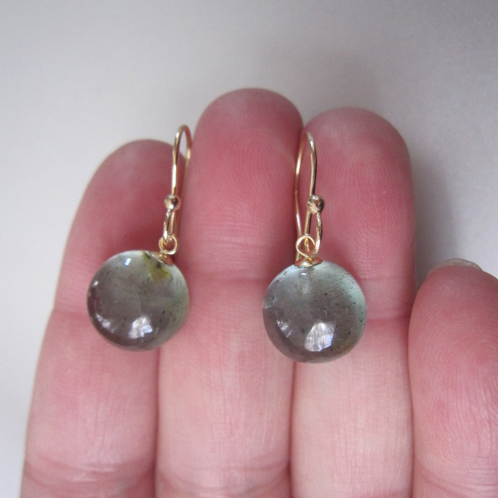 small moss aquamarine button drops solid 14k gold earrings5