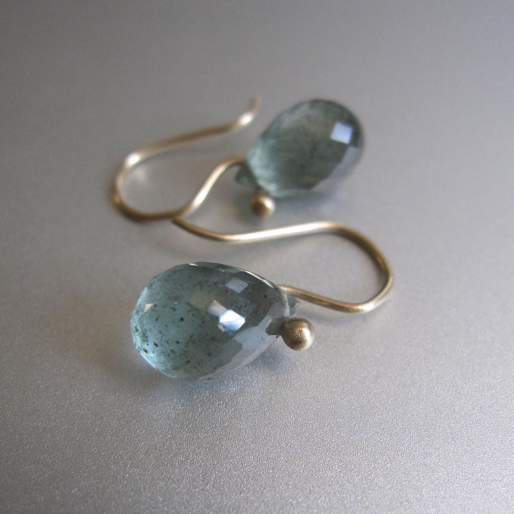 small moss aquamarine faceted drops solid 14k gold earrings3