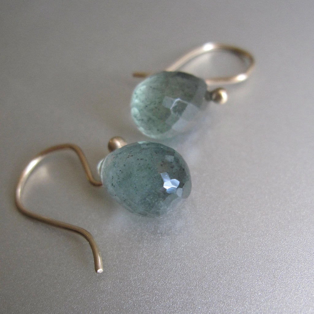 small moss aquamarine faceted drops solid 14k gold earrings4