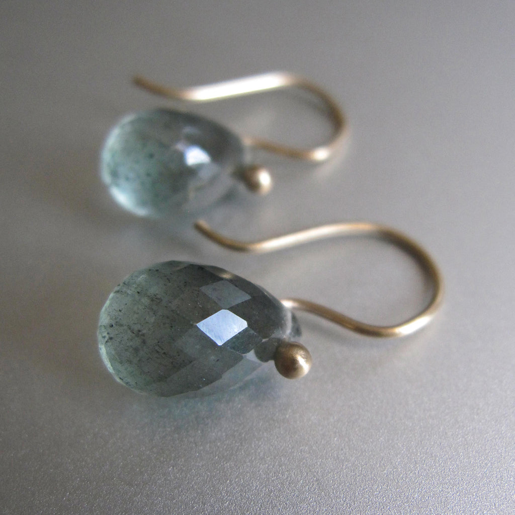 small moss aquamarine faceted drops solid 14k gold earrings5