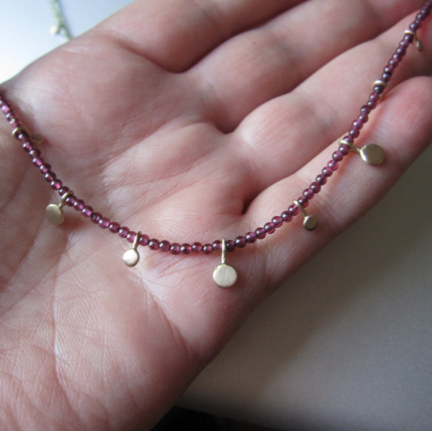 Antique Victorian Bohemian Garnet Necklace – Boylerpf