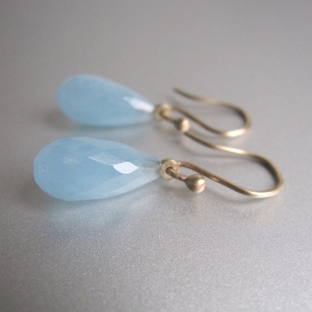 aquamarine long drops solid 14k gold earrings2